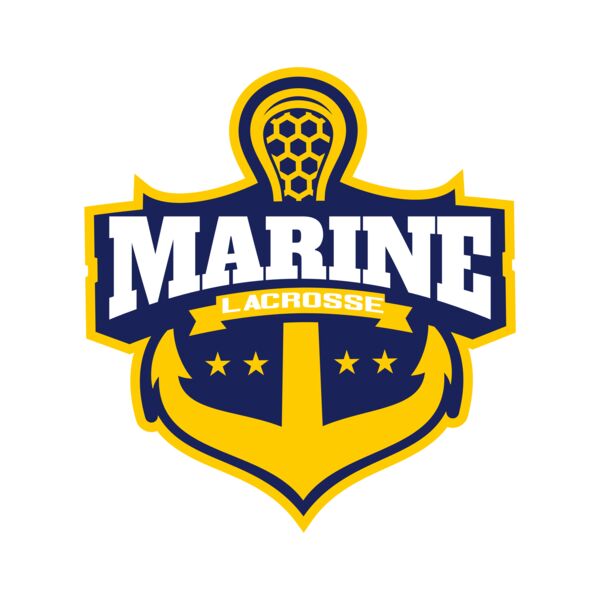 Marine Lacrosse Logo Template Thumbnail